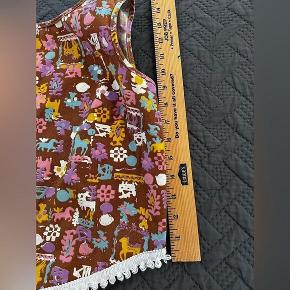 Vintage Handmade Crop Top Western Themed - Picture 5 of 5